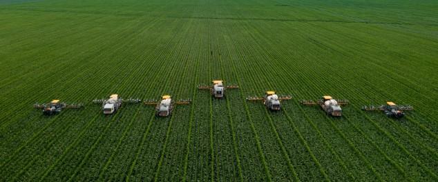 Tractor Auto Steer Used in Precision Agriculture