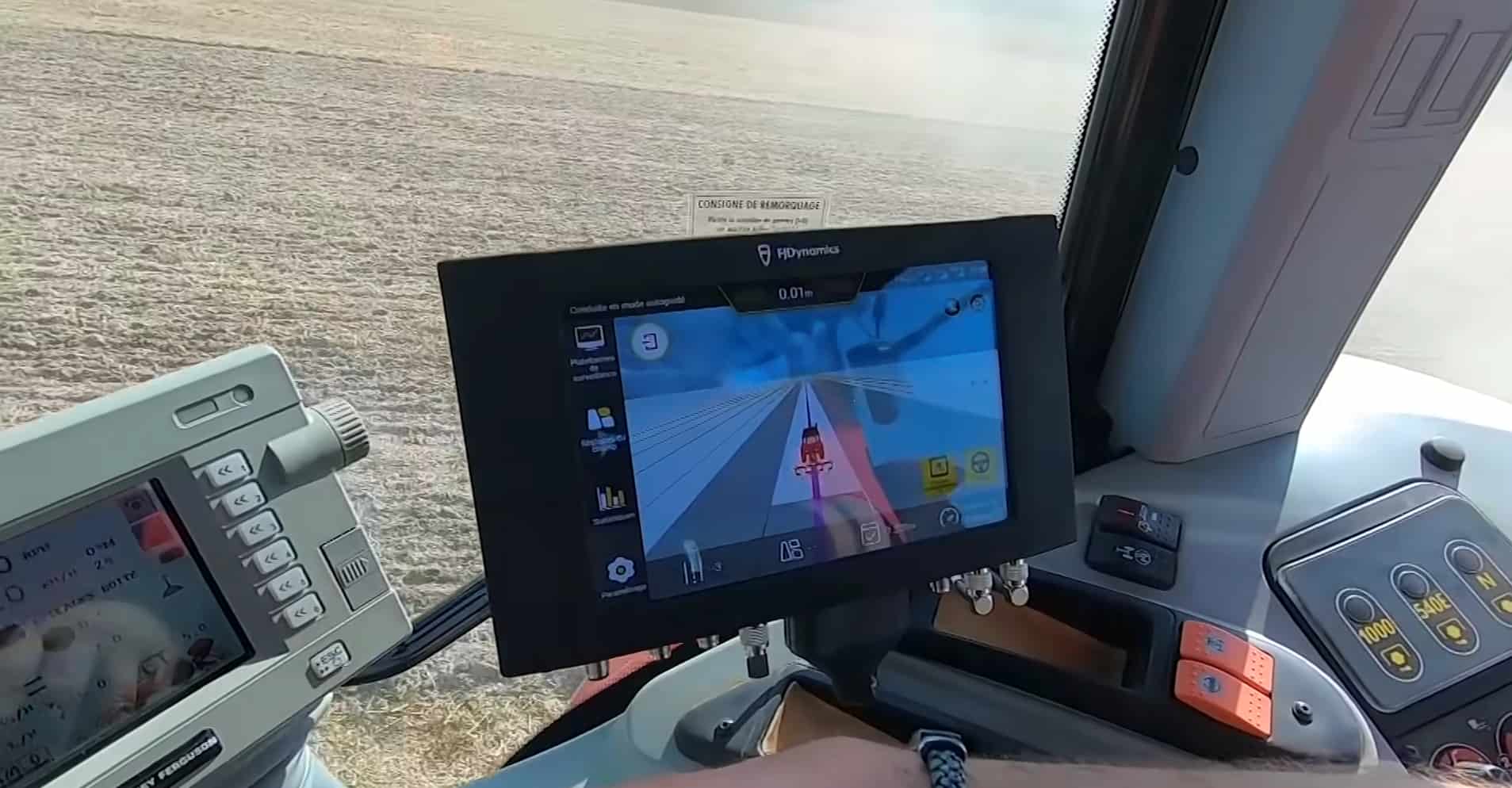 The function of advanced guidance line in FJDynamics autosteering system The function of advanced guidance line in FJDynamics autosteering system