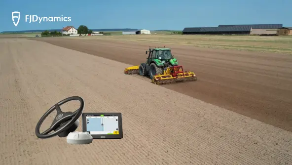 Auto steer for tractor in field operation