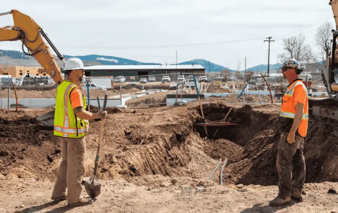 construction site safety with excavator gps systems