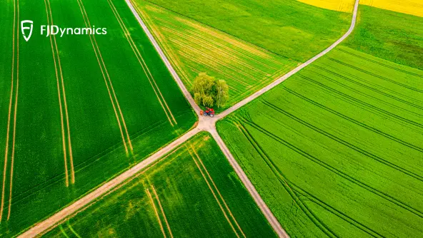 tractor working with precision ag tech