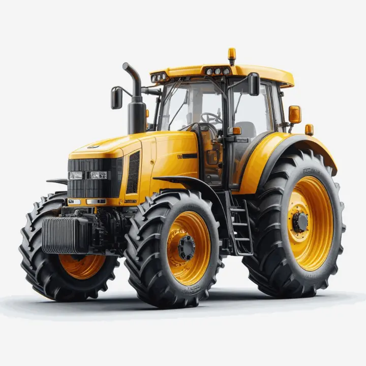 A utility tractor showcasing versatility for plowing, hauling, and general farming tasks.