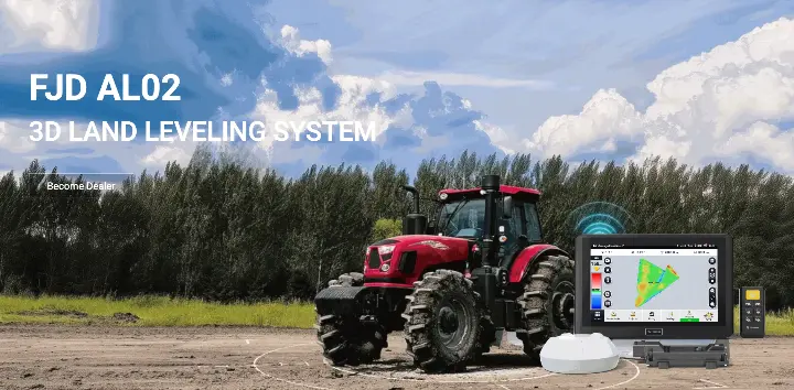 FJD AL02 3D land leveling system boosting crop profitability