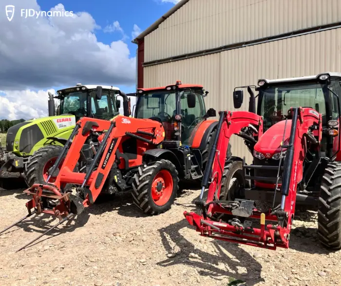 Automated farming tractors lineup