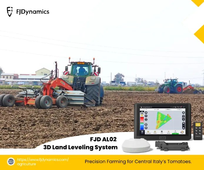 a smart tractor is working.