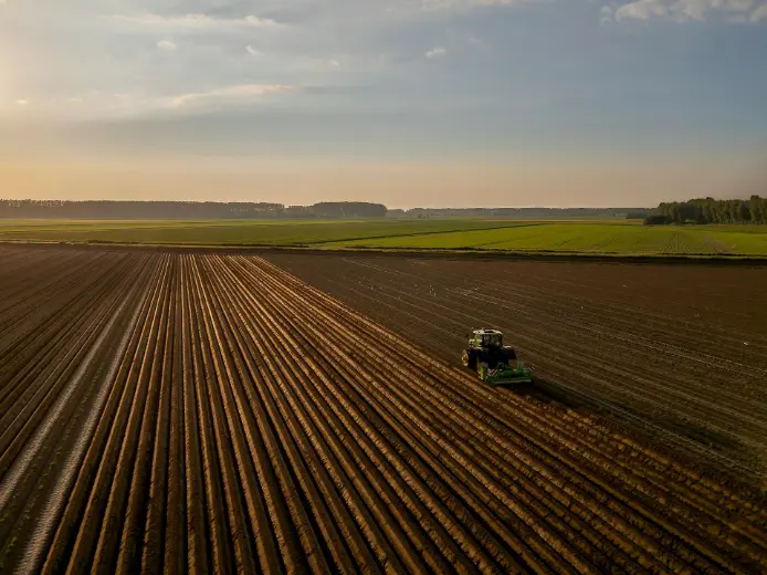 A SMART TRACTOR IS WORKING