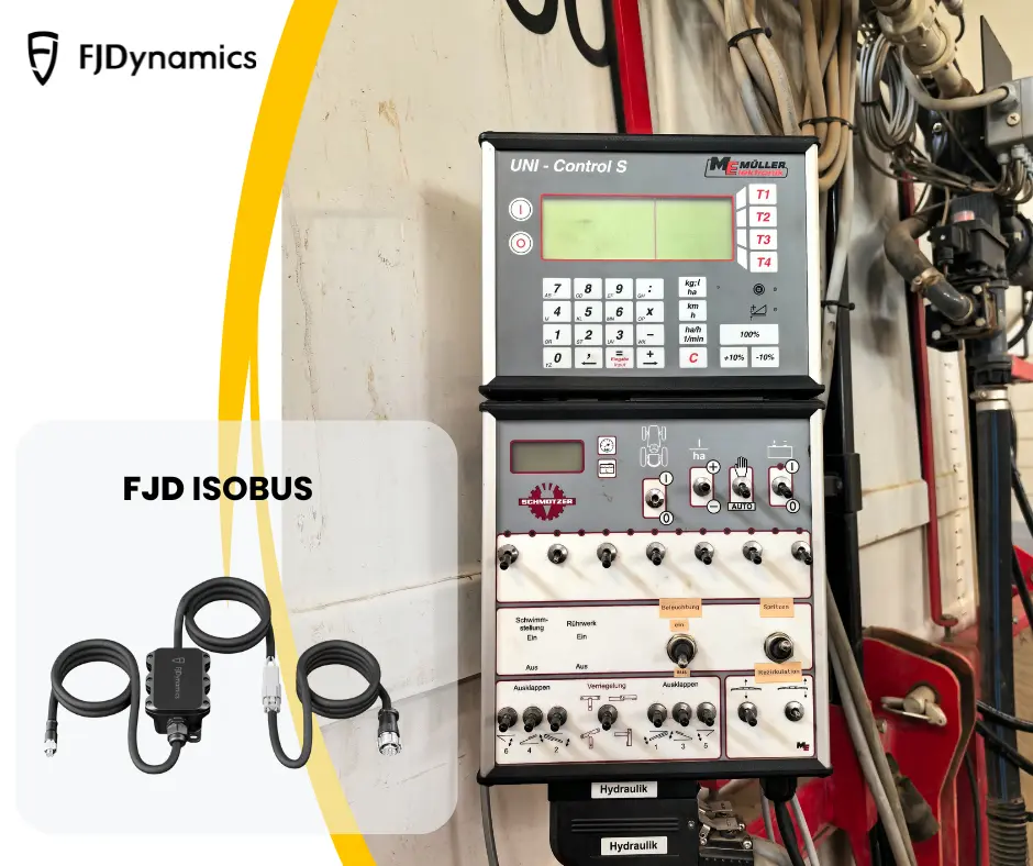 Old, non-ISOBUS controllers like this create cab clutter and don't allow for precision control